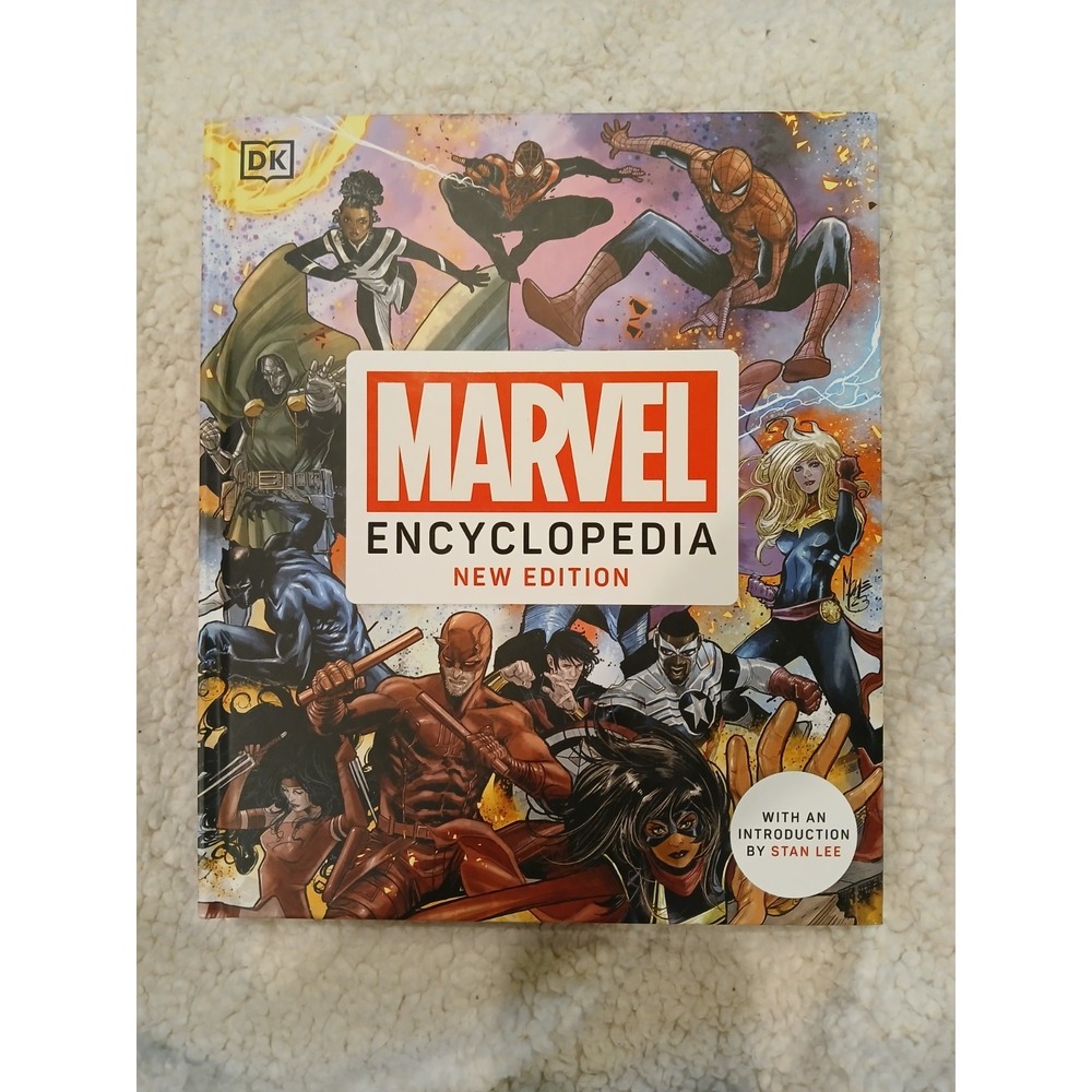 Marvel Encyclopedia New Edition Hardcover Comic Character Guide Book - US